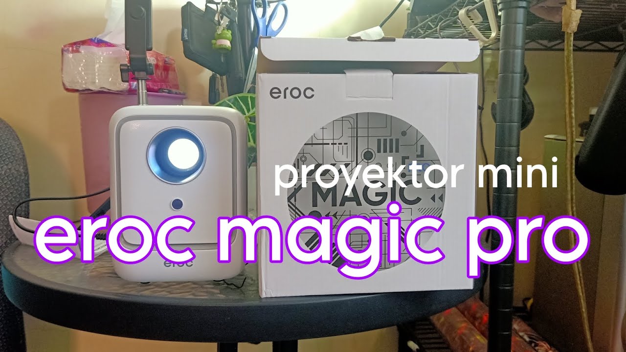 proyektor mini eroc magicpro#proyektormini #unboxing #review #elektronik #fyp