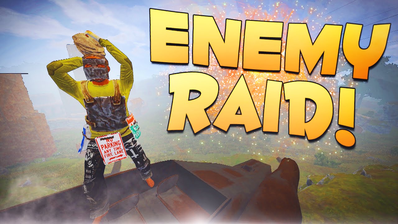 RAIDING WITH ENEMIES! - Rust SOLO Survival!