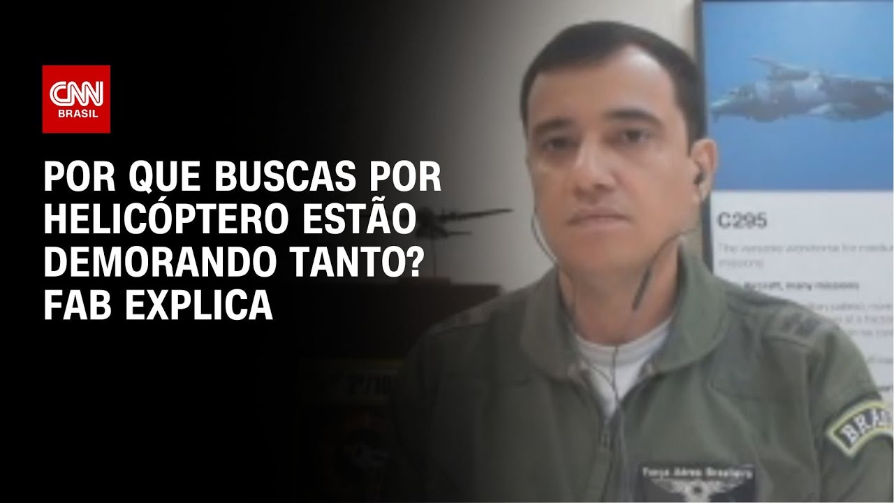 Por que buscas por helic&oacute;ptero est&atilde;o demorando tanto? FAB explica | LIVE CNN