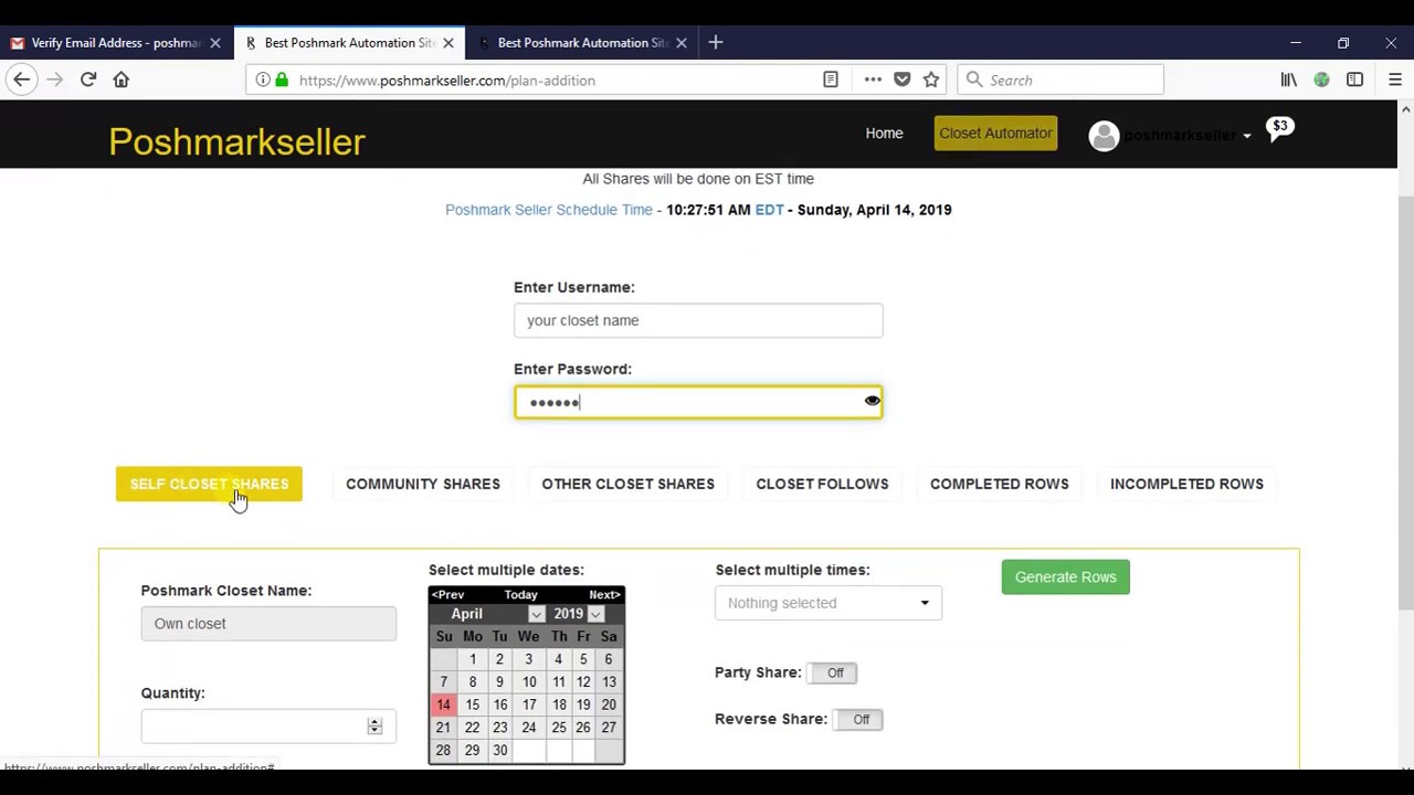 poshmarkseller how to use (Web Poshmark Bot)