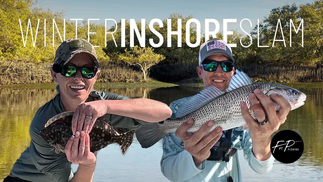 Winter INSHORE SLAM with the Wife - St Augustine