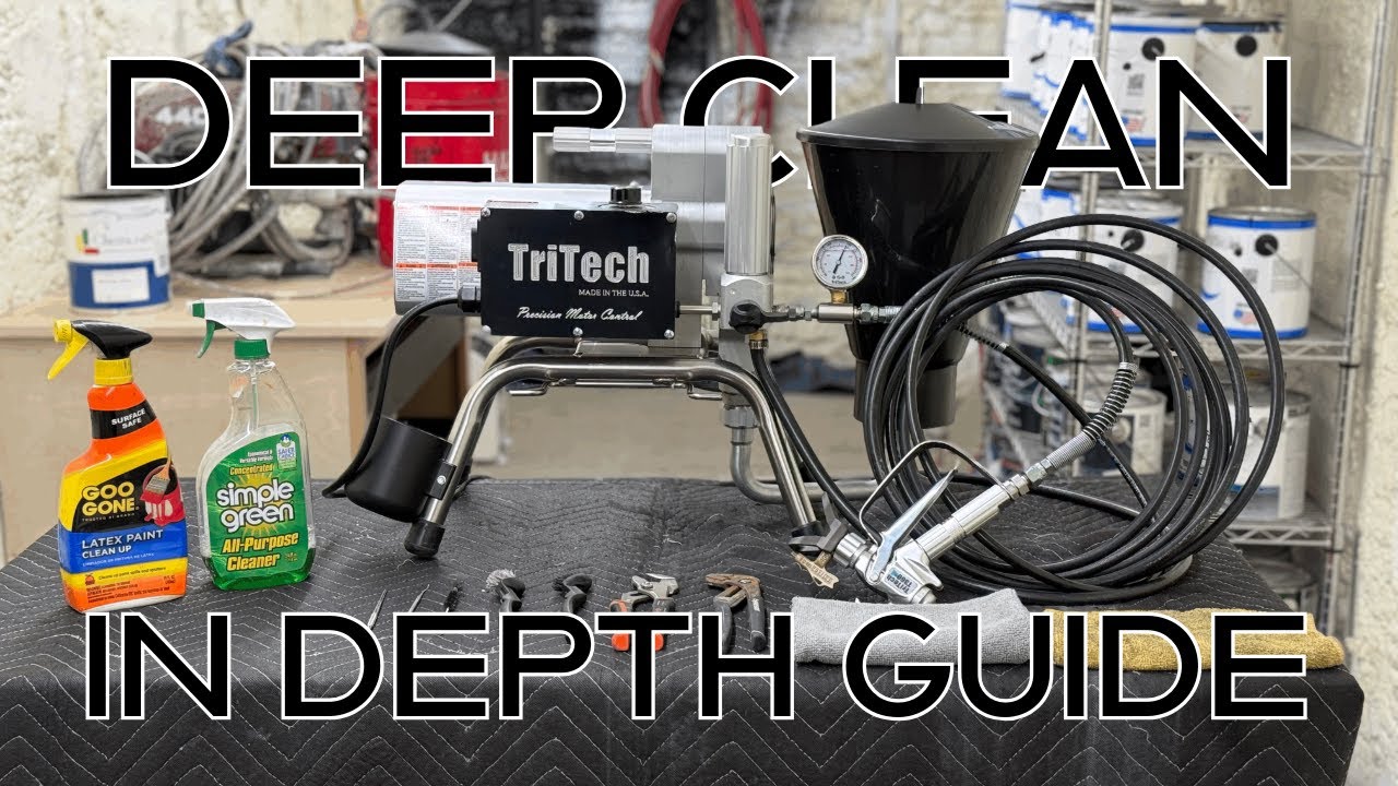 How To Deep Clean Your Airless Sprayer (Tritech T4)