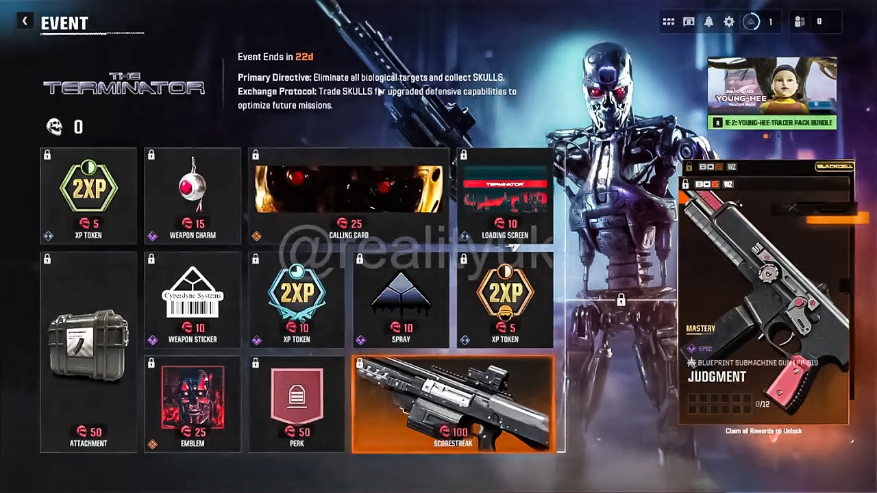ALL NEW Black Ops 6 Terminator Event Rewards Showcase&hellip; (14 FREE Unlocks) - Season 2