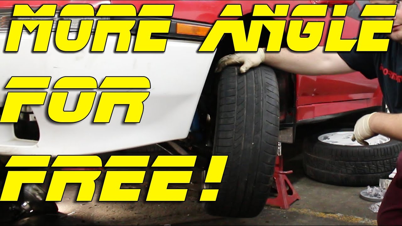 Увеличение угла поворота рулевого колеса | Модификация поворотного кулака Drift Missile Build Pt 11