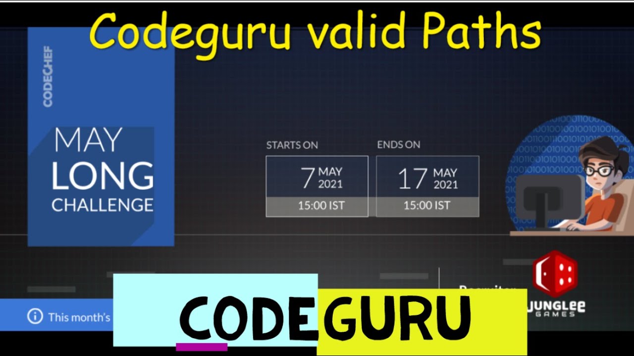 Valid Paths (VPATH) (100/100) full code and explanation | Codechef May Long Challenges 2021