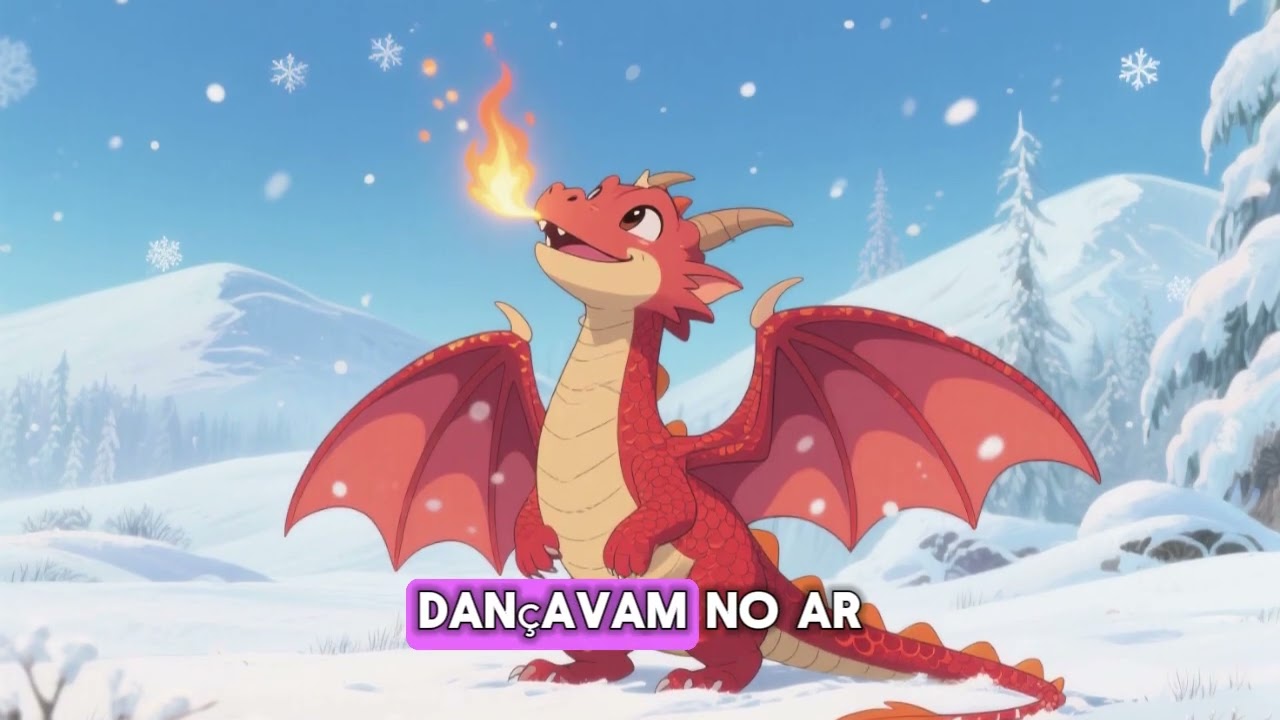 O DRAGÃO FOGUINHO E A TERRA DE GELO  #infantil  #historias  #desenho