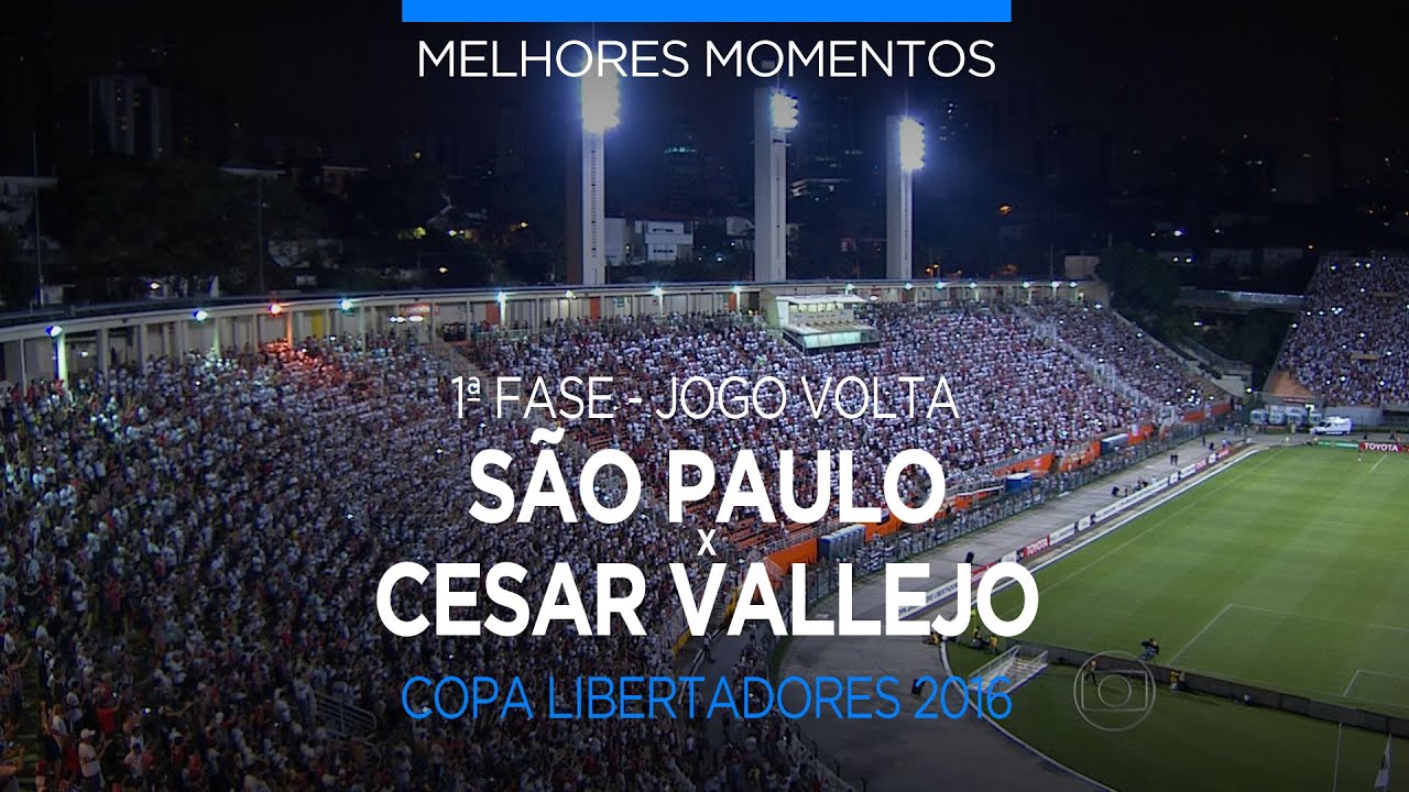 Melhores Momentos - São Paulo 1 x 0 Cesar Vallejo-PER - Libertadores - 10/02/2016