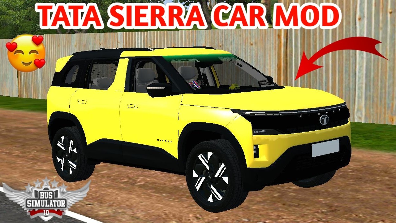 🎉🥳🔥 Download All New TATA SIERRA CAR MOD For Bus Simulator Indonesia