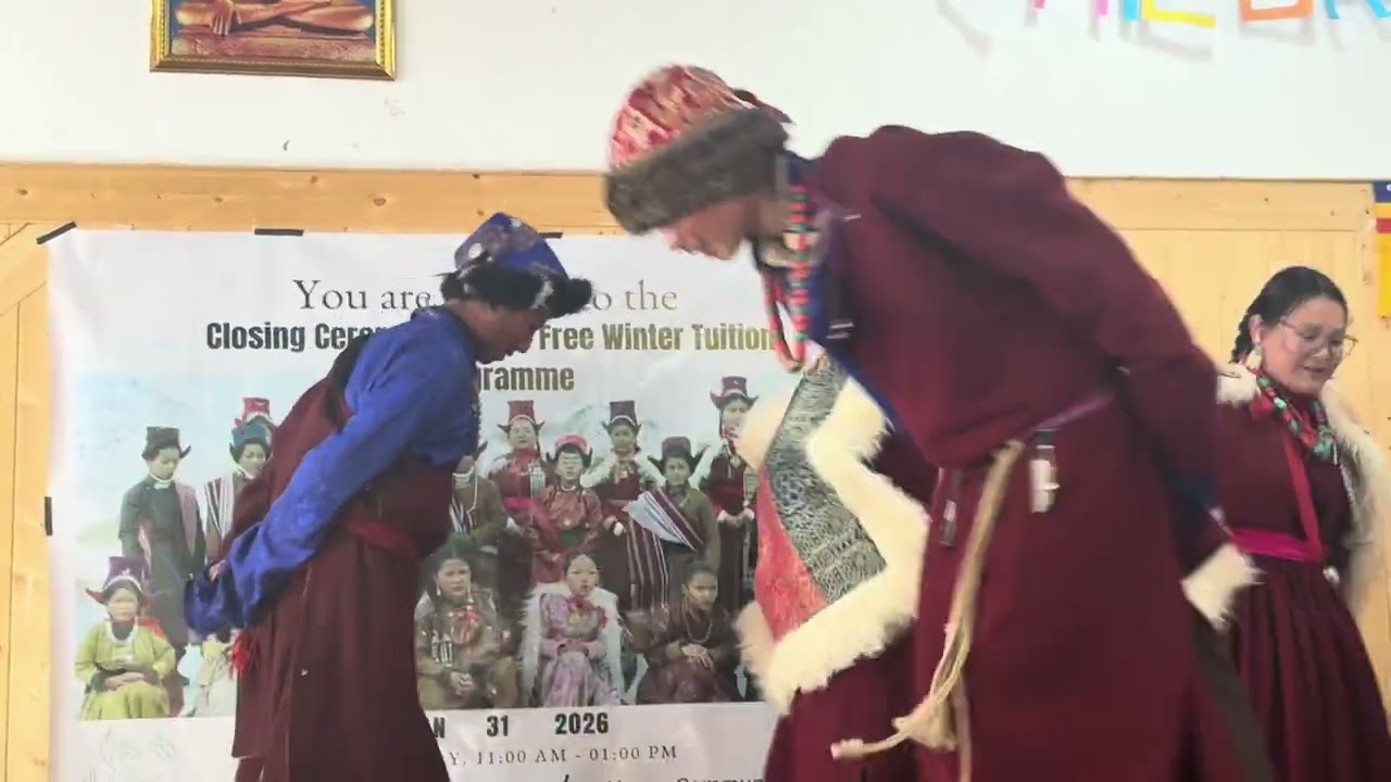 Ladakh students winter fun