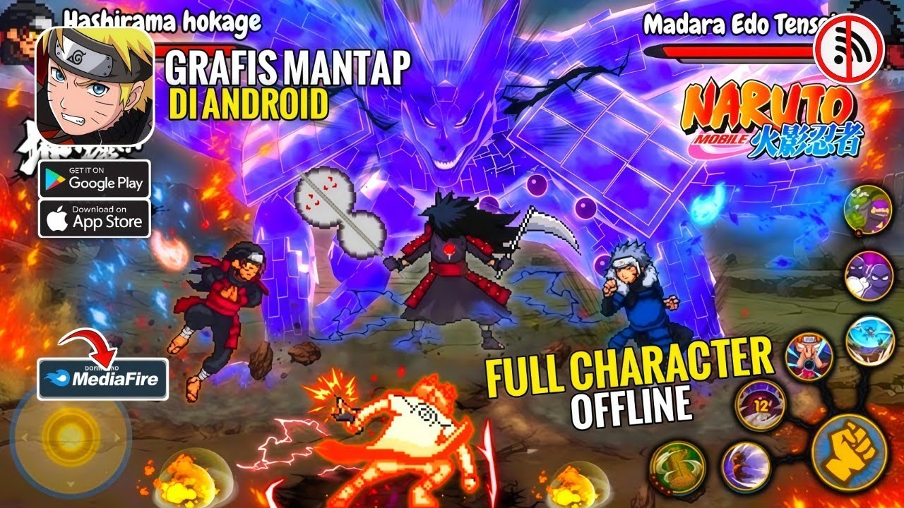 Keren Parah❗ Nyobain Main Game Naruto Mobile Fighter Pixel Di Android Terbaru 2026 | Full Character 