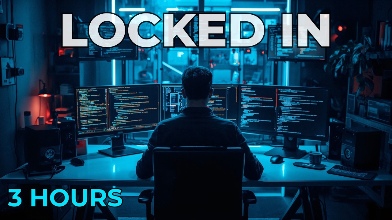 LOCKED IN | Programming Flow State | 3 Hours Uninterrupted Focus Music