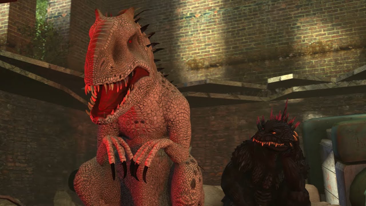 T-Rex и El Pollo и... Godzilla 2000...! (при участии DevilArtemis)