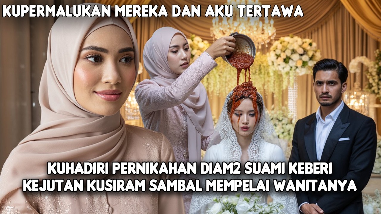 KUHADIRI PERNIKAHN SUAMI KUBERI KEJUTAN KUSIRAM SAMBAL PENGANTIN WANITANYA @RADIOCERITATRENDING ​