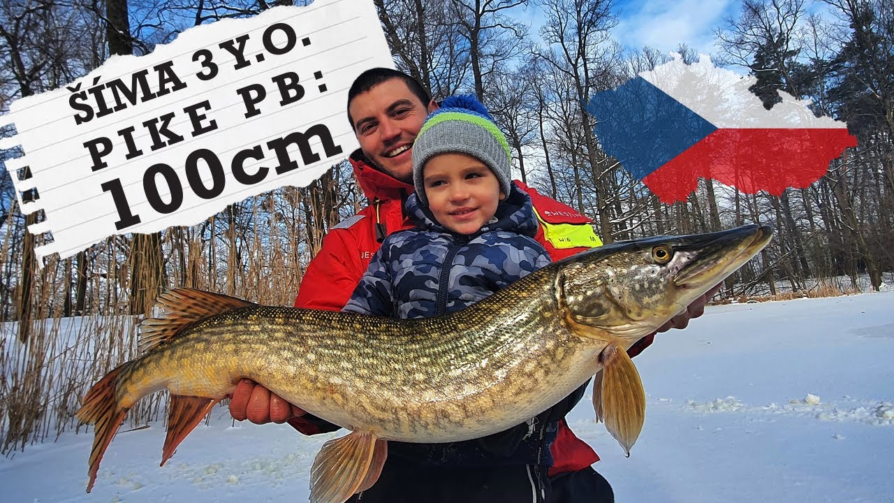 RYBAŘEN&Iacute; NA D&Iacute;RK&Aacute;CH A VELK&Aacute; &Scaron;TIKA PRO M&Eacute;HO SYNA / ICE FISHING AND BIG PIKE FOR MY SON