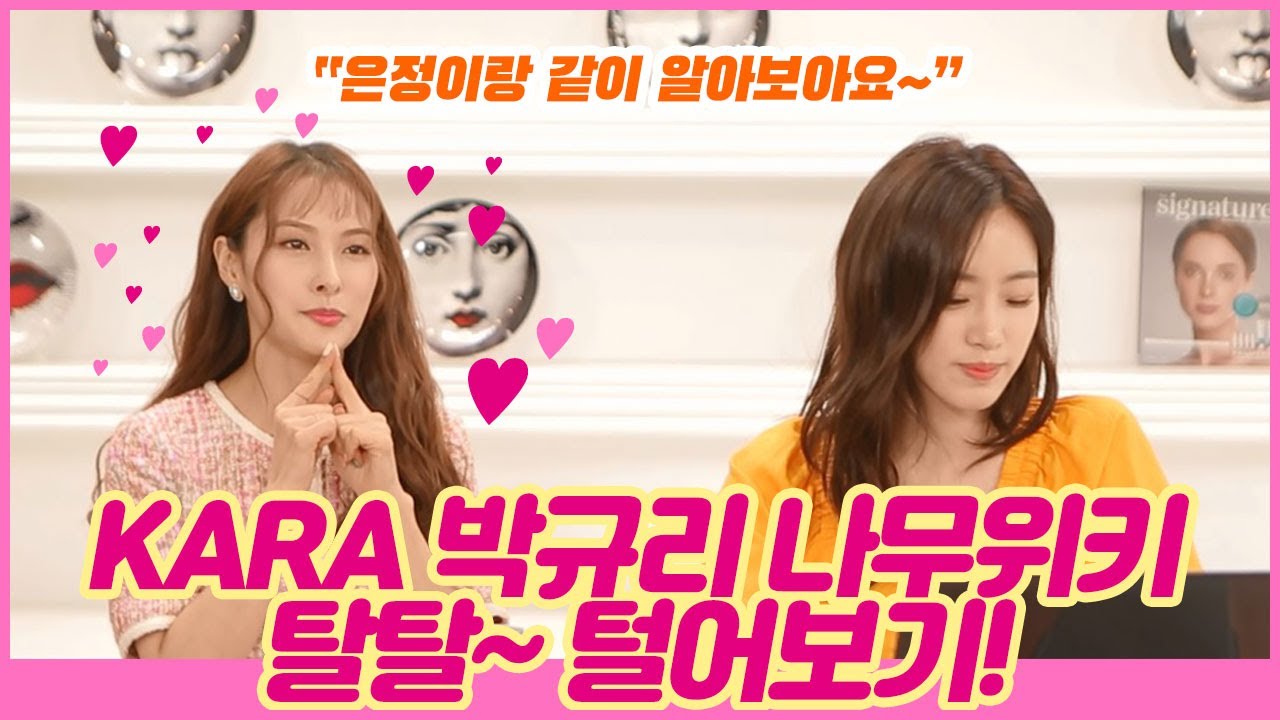 은정이랑 같이 알아보아요~ KARA  규리더~ 박규리 나무위키 탈탈~ 털어보기!