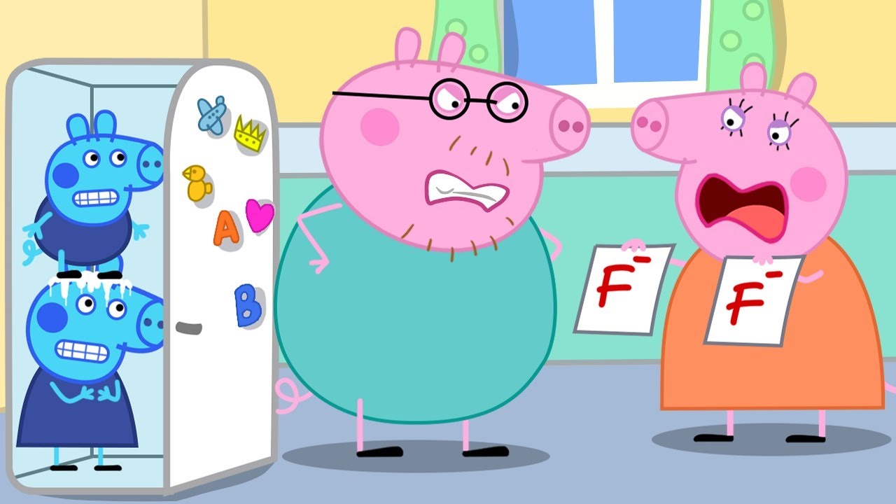 Peppa Pig and George Pig in the Fridge? | Peppa Pig Funny Animation