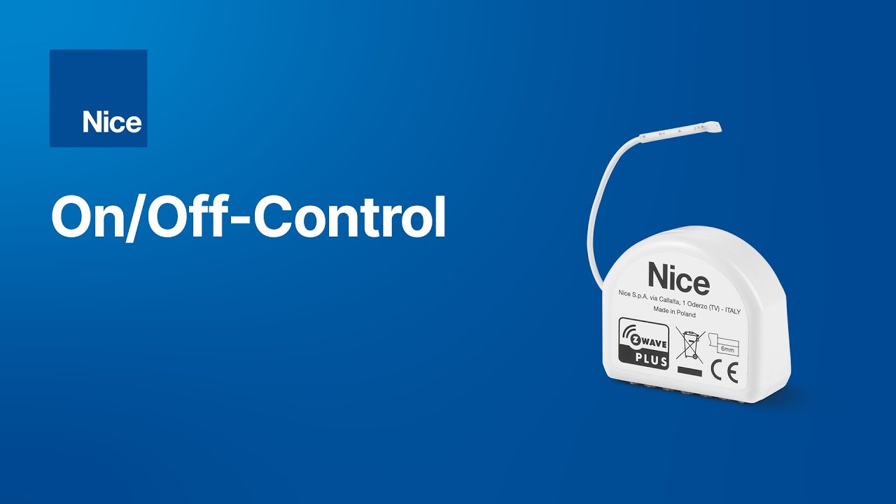Nice On/Off-Control