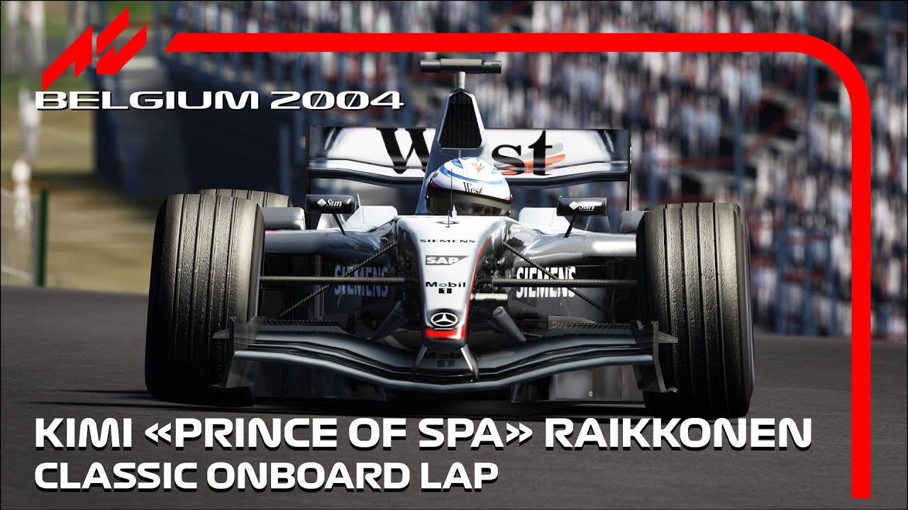 Classic Onboard: The Iceman On The Charge At the 2004 Belgian Grand Prix | #assettocorsa
