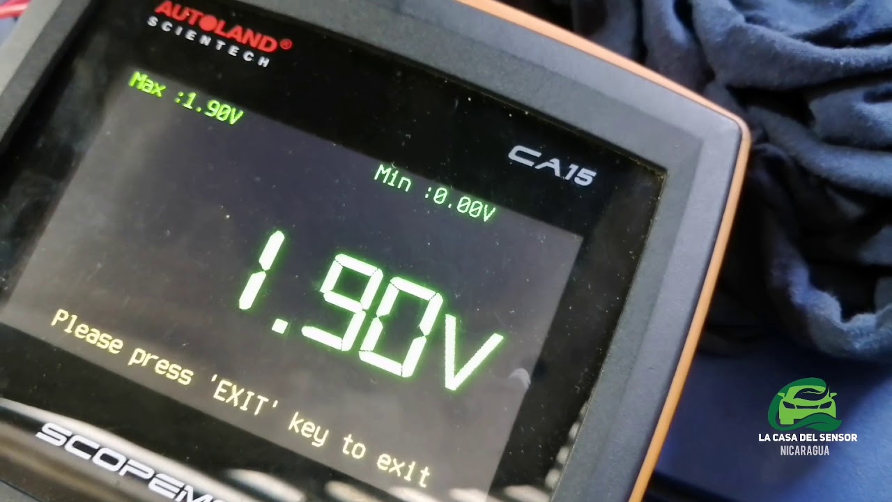 Pruebas de sensor de presión de riel Toyota Hilux 2kd