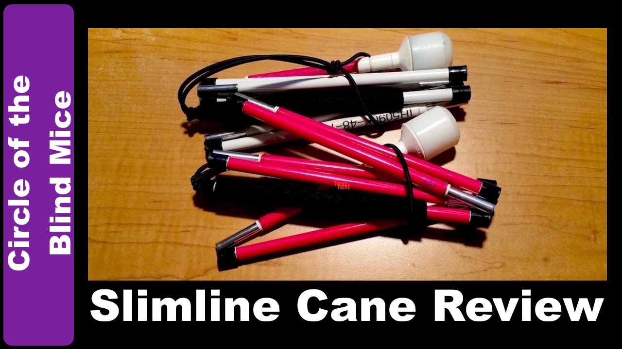 Review: Ambutech Slimline Graphite Mobility Canes / Low Vision Assistive Tech