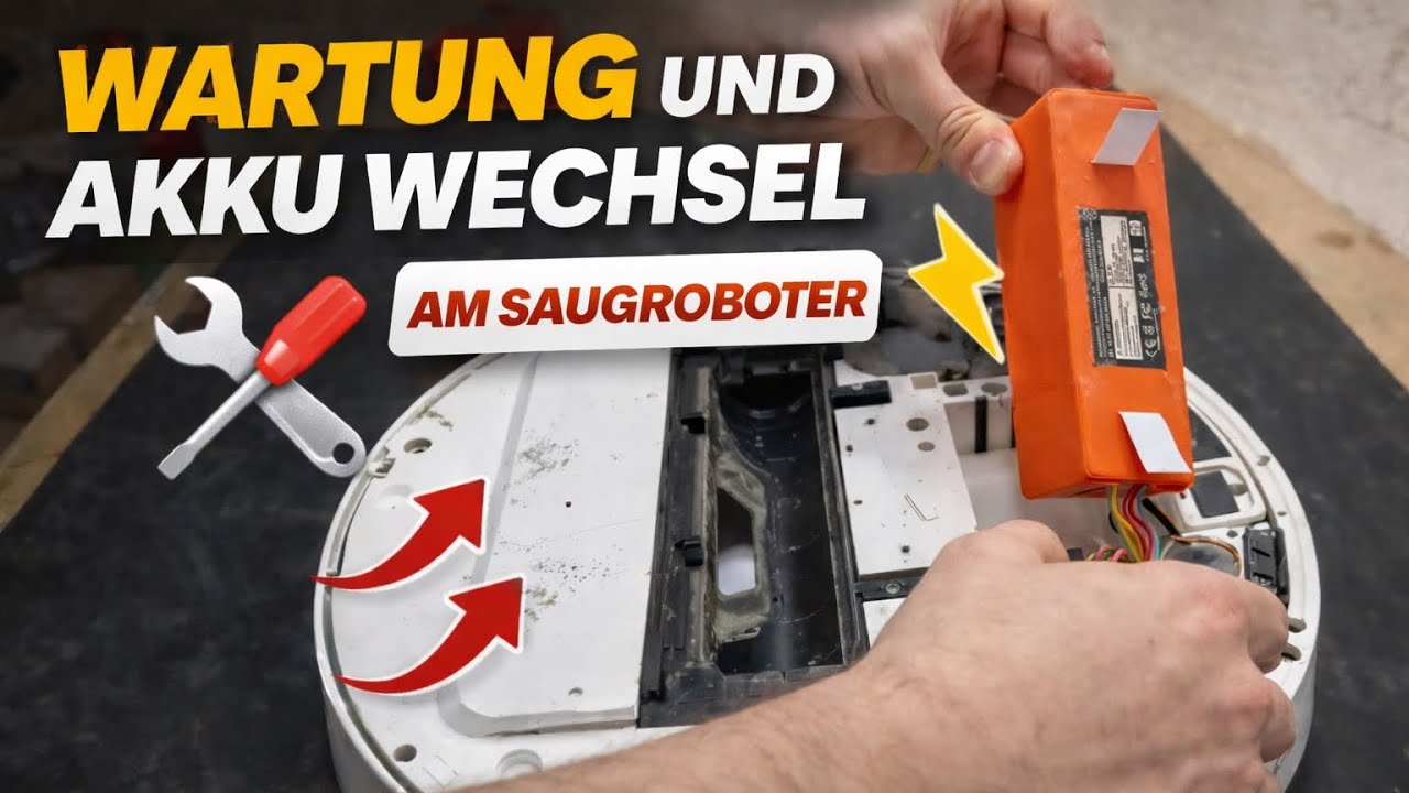 🔥 Xiaomi Roborock Saugroboter Akku wechseln - so einfach geht Wartung & Reparatur!
