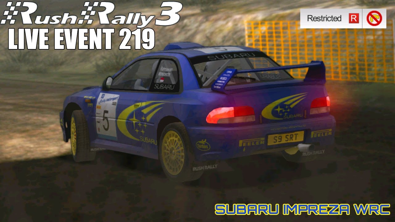 IF IN DOUBT FLAT OUT!! Driving on the limit | Rush Rally 3 - Live Event 219