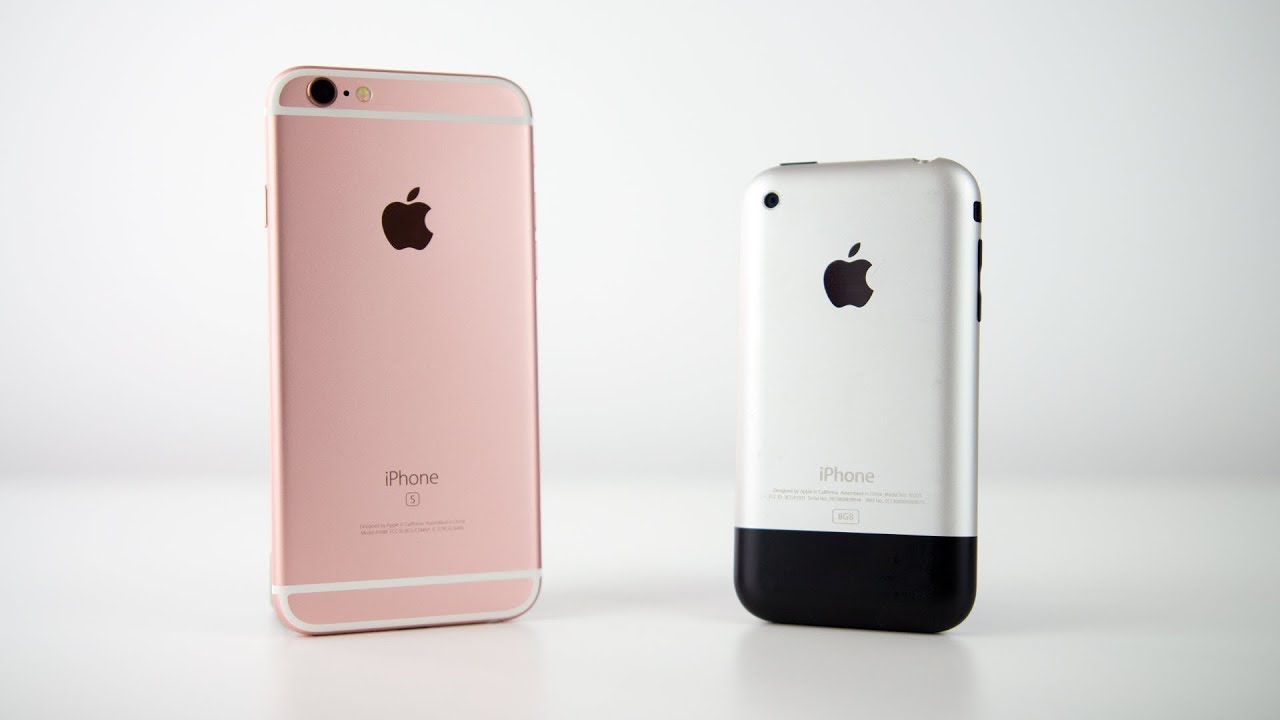  ÉVOLUTION des PUBS de l'iPhone 2G à l'iPhone 6S+ (2015)