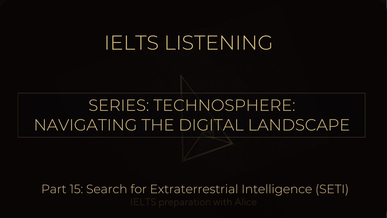 IELTS Listening Practice | Series: TechnoSphere | Part 15 | IELTS preparation with Alice