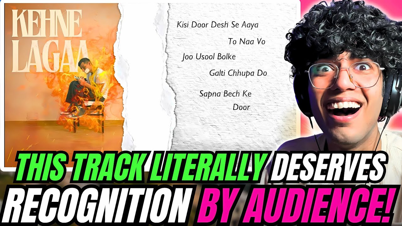 Kehne Lagaa Reaction - Rushil Aswal | Lyric Video | Reaction | MoshReacts