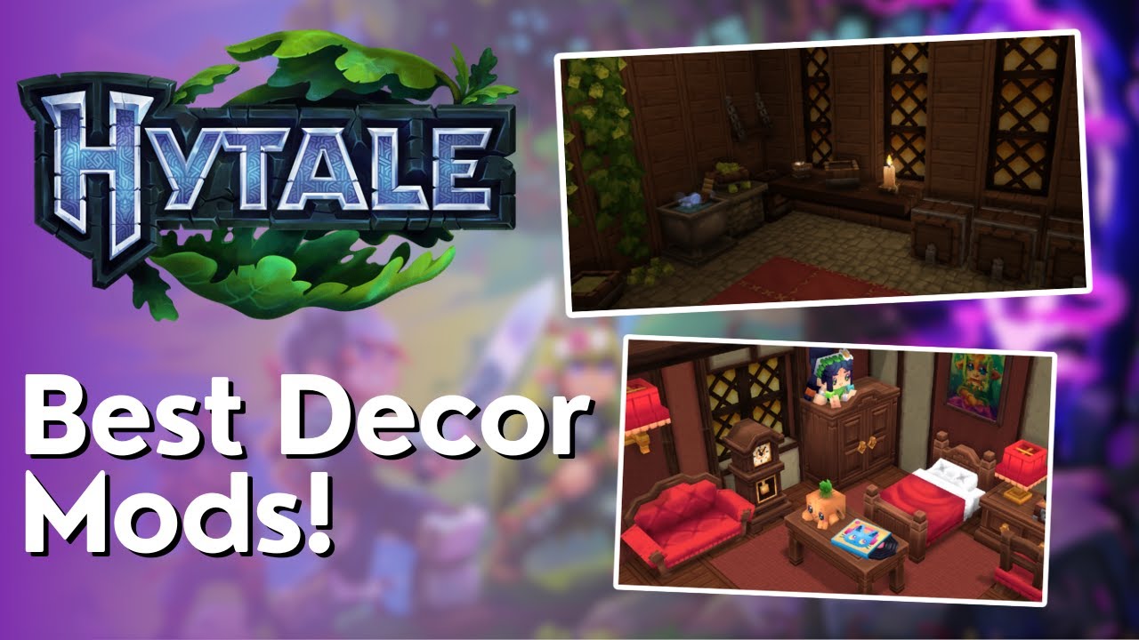 Лучшие моды для украшения Hytale
