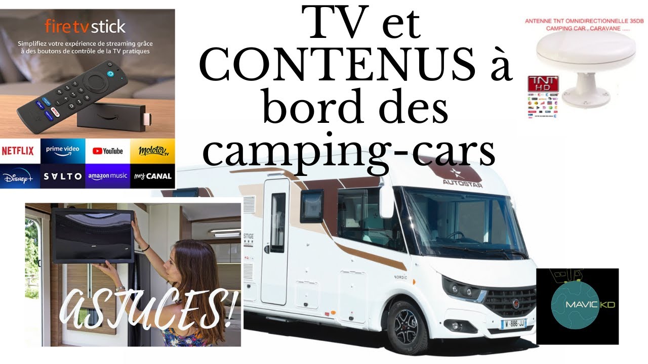 LA TV   EN CAMPING-CAR : TOUTES LES ASTUCES