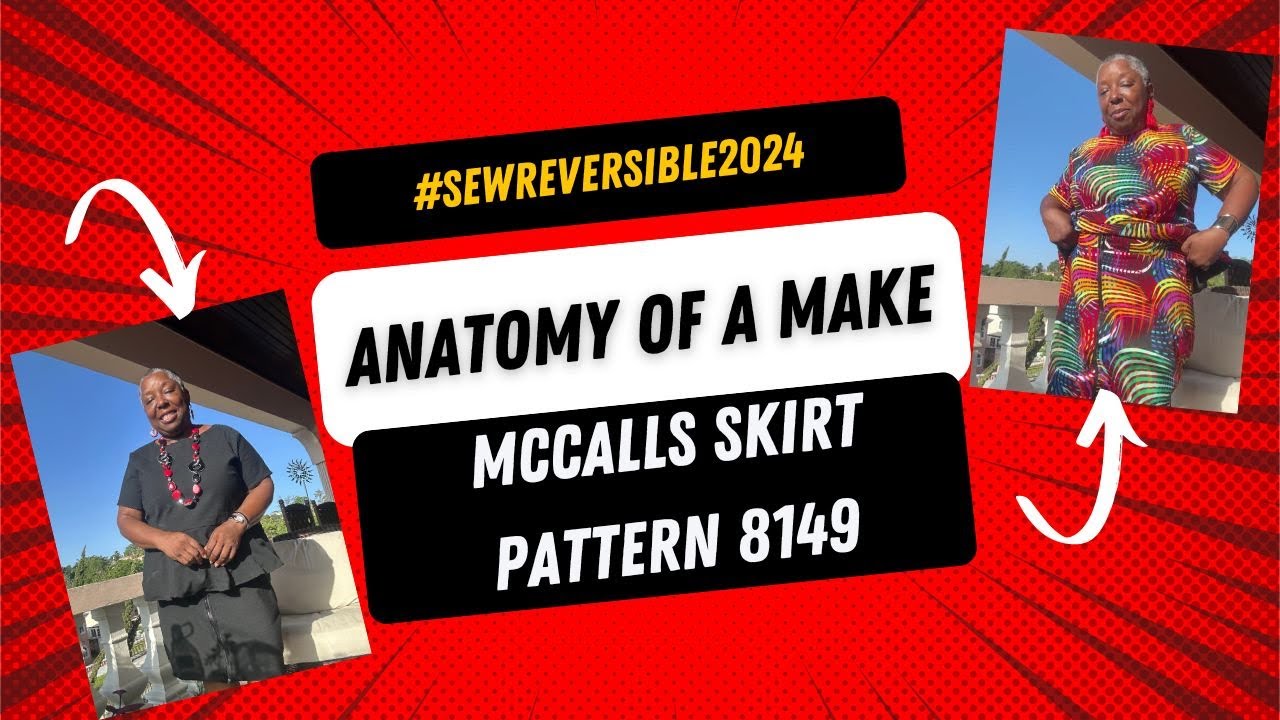 #sewreversible2024 | How I sewed the McCalls skirt 8149