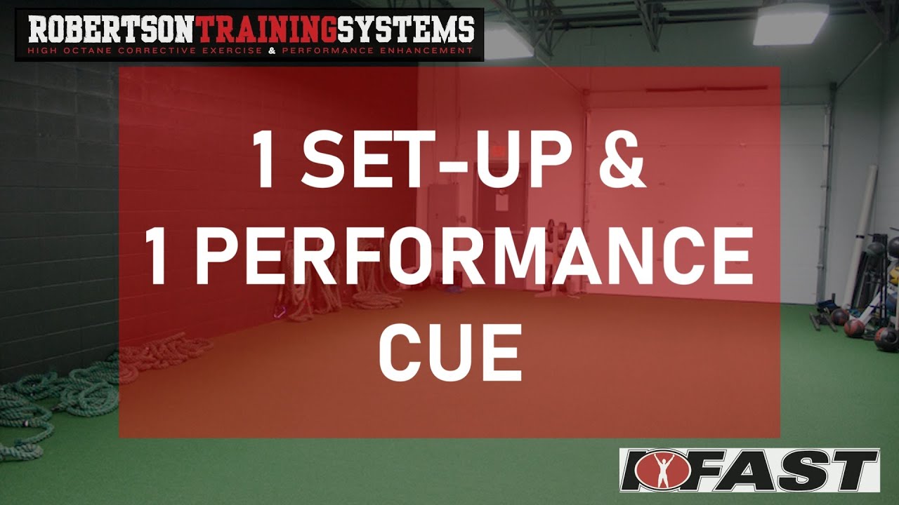 1 Set-Up & 1 Performance Cue