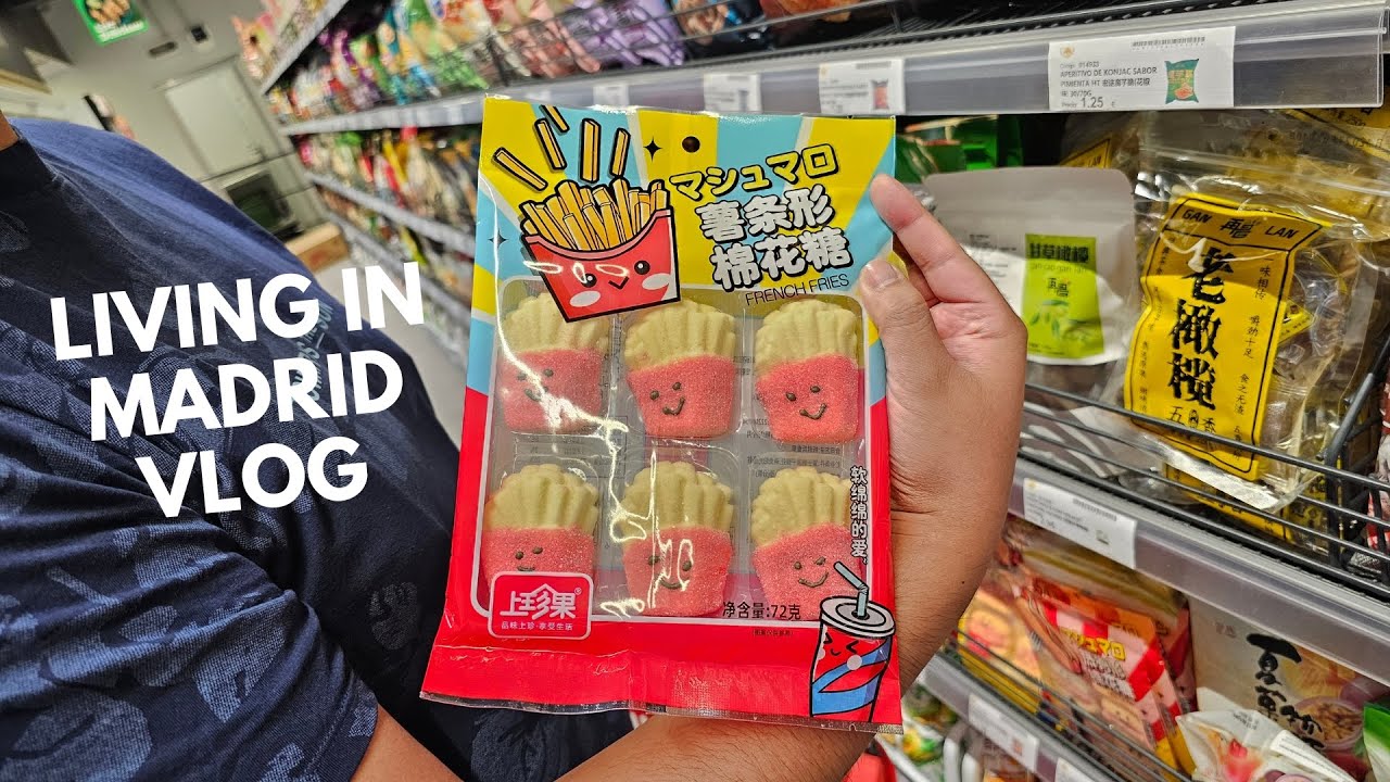 [Vlog] Living in Spain🥘: We buy Asian groceries in Madrid! 🛒