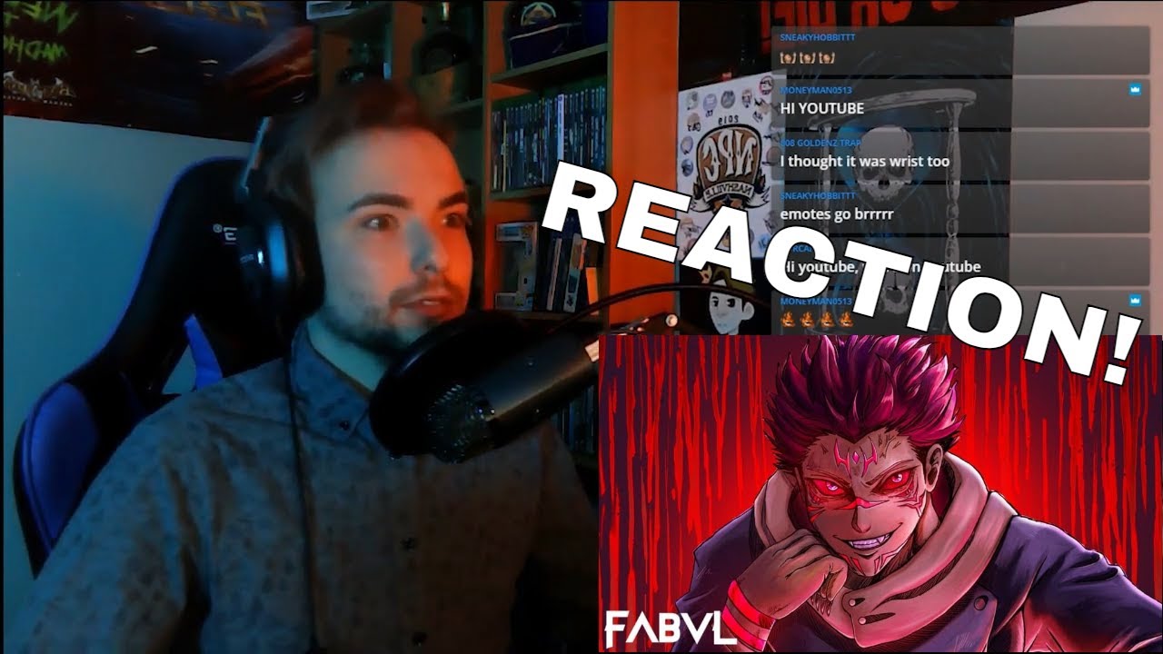 Reacting to SUKUNA RAP - “WXRST” | FabvL [Jujutsu Kaisen]