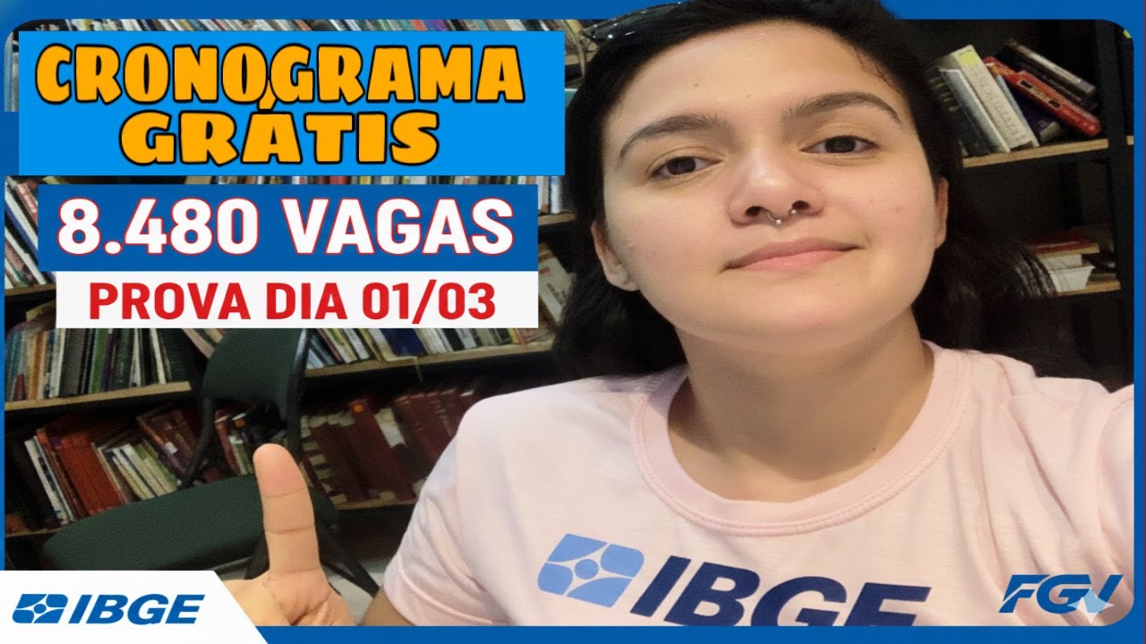 CONCURSO IBGE 2026 COMO PASSAR EM 30 DIAS + CRONOGRAMA GRÁTIS