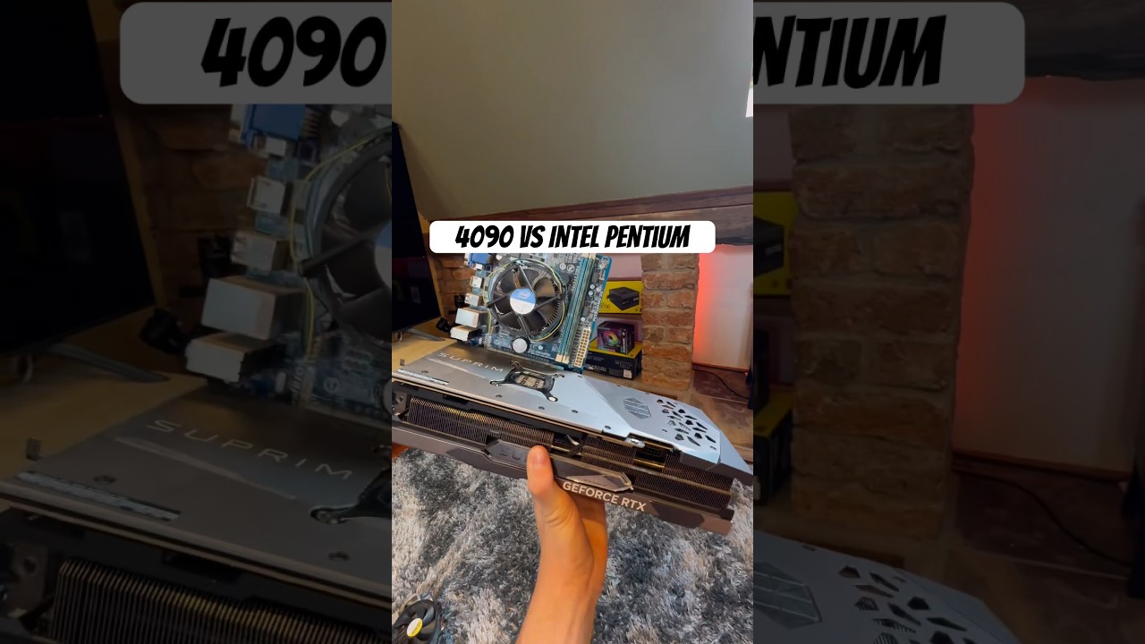 Rtx 4090 with Intel Pentium is gonna slap this winter #gaming #pcbuild #gamingpc #pc