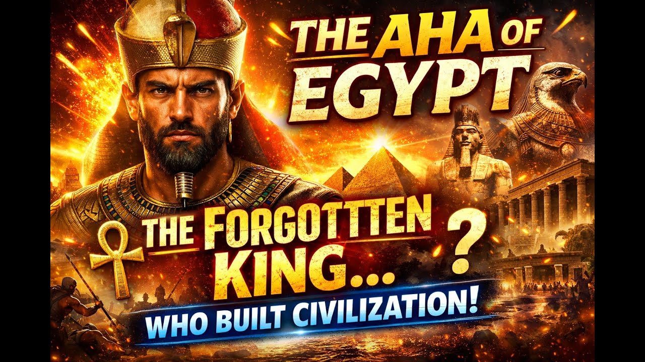 The Aha of Egypt: The First Pharaoh Who United Ancient Egypt | Hidden History Revealed #egyptian