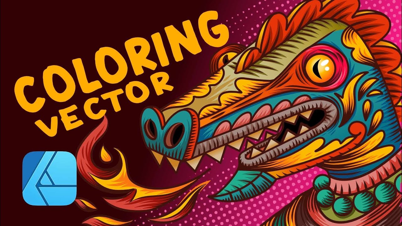 Affinity Designer Tutorial: cara praktis coloring vector