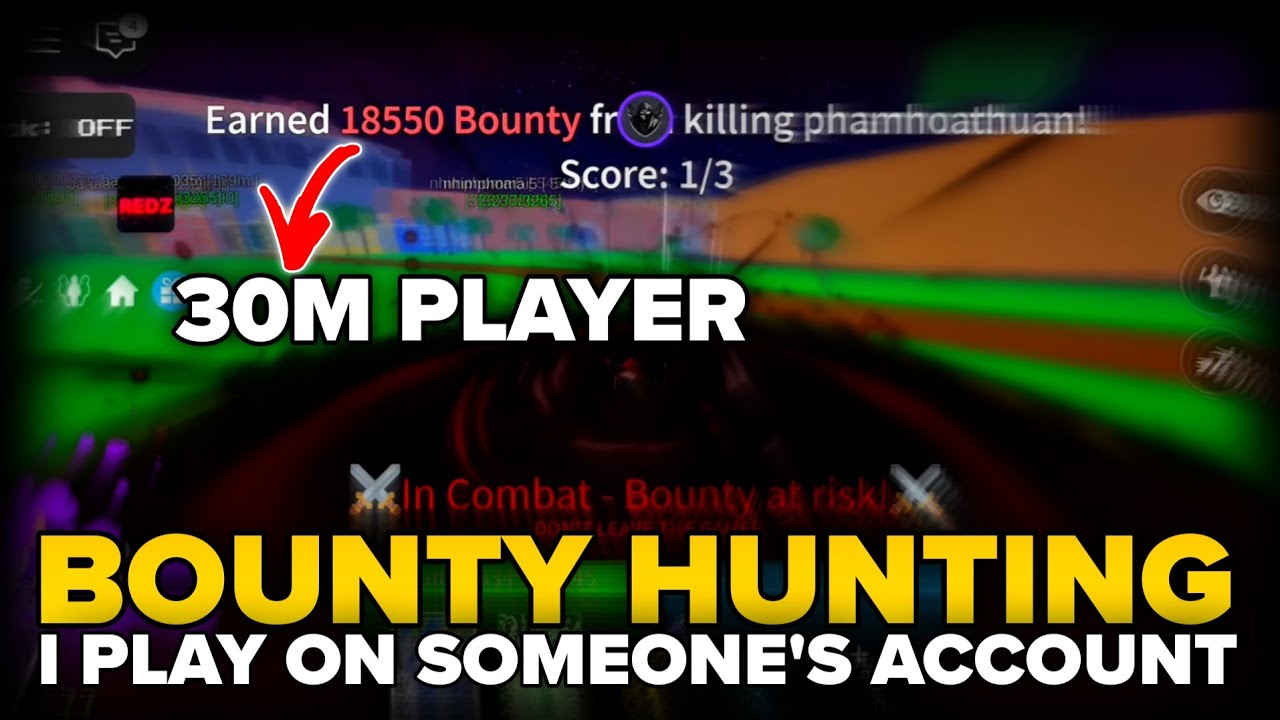 I BOUNTY HUNT ON MY FRIEND'S ACCOUNT using AIMBOT SCRIPT | AUTO BOUNTY SCRIPT, NO BAN