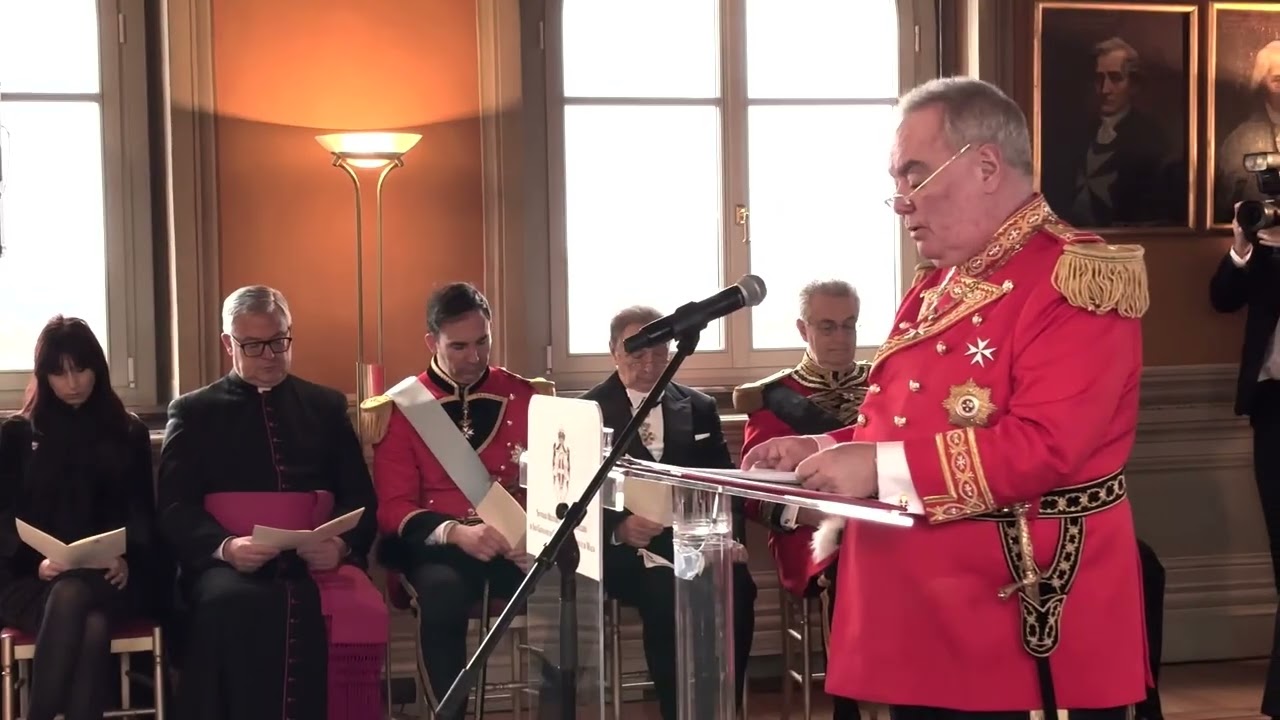 Discorso del Gran Maestro al Corpo Diplomatico accreditato presso il Sovrano Ordine di Malta