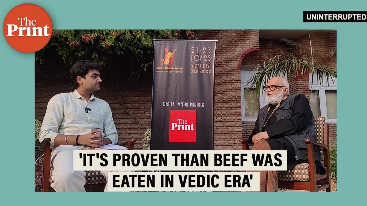 'It's proven that beef was eaten in the Vedic era', says food critic Prof Pushpesh Pant.