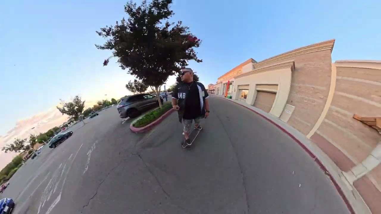 Riding my old Ev WowGo Board. 