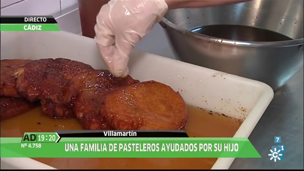 Torrijas de Cuaresma en Pastelería Fuentes (Villamartín, Cádiz) en Andalucía Directo