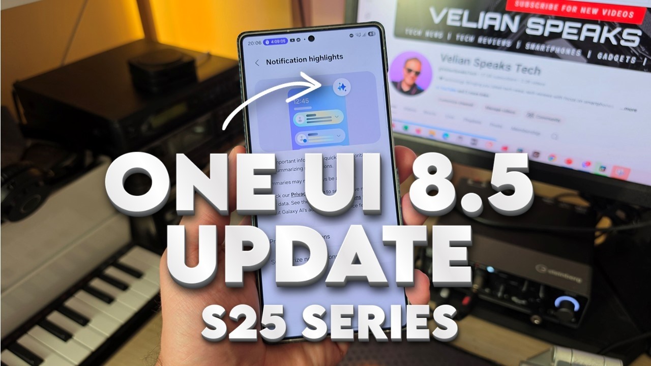 New Samsung One UI 8.5 Update for S25 Series with AI Notifications!