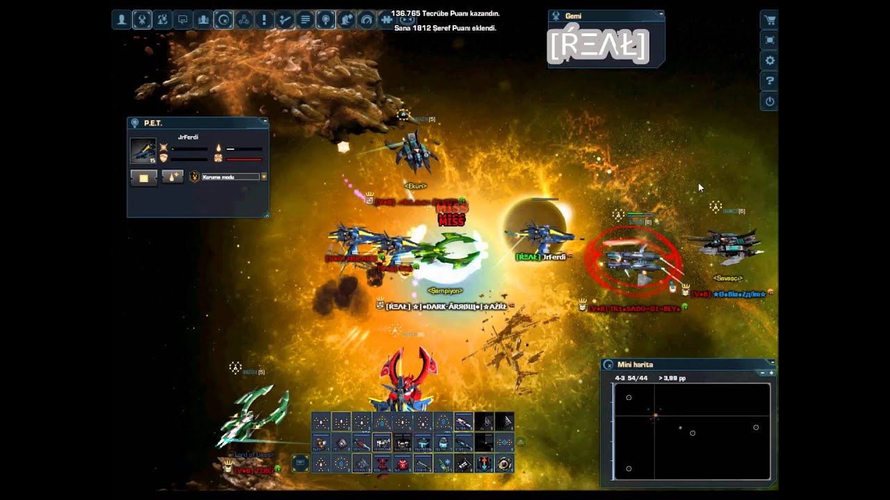 Darkorbit Tr1 |•DARK-ÂRЯØЩ•|AŻŔŁ Real Vs Odun V•B