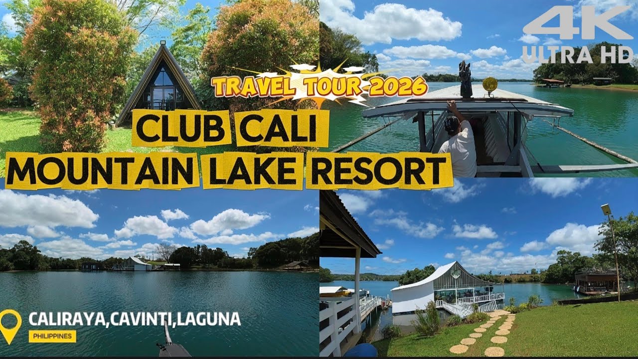  [4K ASMR] Mountain Lake Resort at Club Cali | Caliraya Cavinti Laguna Philippines 🇵🇭