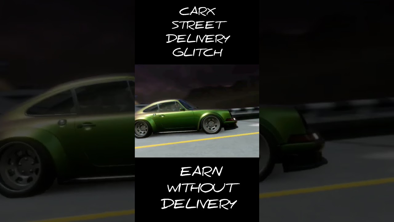 Delivery Glitch CarX Street🤣 #carxstreet #carxdriftracing2 #carxdrift #carx #shorts