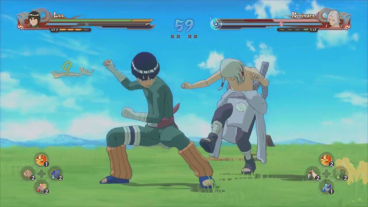 Rock Lee vs Kimimaro (Gameplay Part 13)(No Commentary)