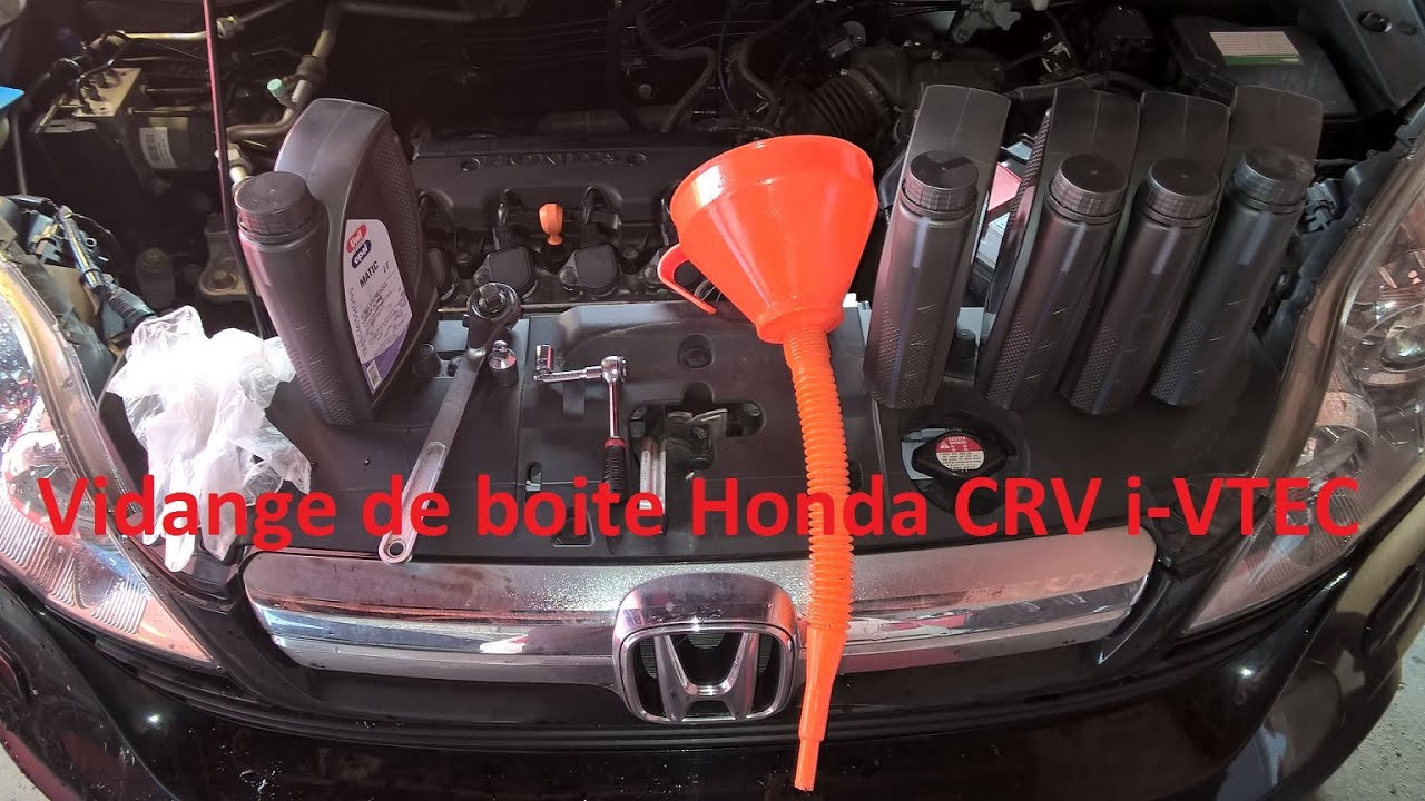 Vidange de boite de vitesse Honda CRV